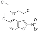 4-(BIS(2-CHLOROETHYL)AMINO)-5-METHOXY-2-NITROBENZOFURAN