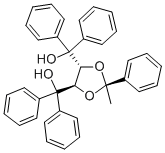 (+)-4,5-双[羟基(二苯基)甲基]-2-甲基-2-苯基-1,3-二氧戊环