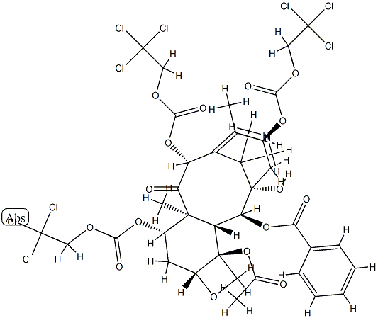 7,10,13-三邻三氯乙烯氧羰基-10-脱乙酰巴卡汀Ⅲ