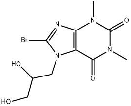 8-溴-7-(2,3-二羟基丙基)-1,3-二甲基-3,7-二氢-1H-嘌呤-2,6-二酮