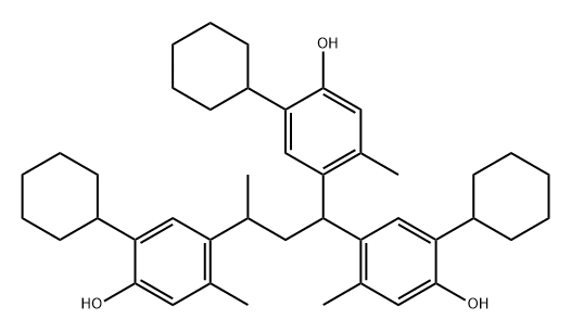 4,4',4''-(1-methylpropan-1-yl-3-ylidene)tris(2-cyclohexyl-5-methylphenol)