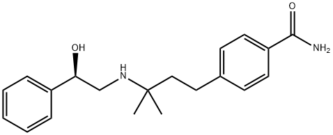 4-(3-(2-hydroxy-2-phenyl)ethylamino-3-methylbutyl)benzamide