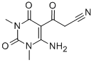 6-氨基-1,2,3,4-四氢-1,3-二甲基-Β,2,4-三氧-5-嘧啶丙腈