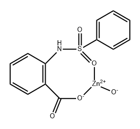 hydroxo(2-(benzenesulfonamido)benzoato)zinc(II)