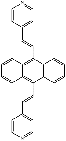 9,10-双((E)-2-(吡啶-4-基)乙烯基)蒽