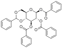 4,6-O-(苯基亚甲基)-BETA-D-吡喃葡萄糖三苯甲酸酯