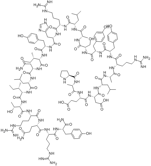 PRO-ALA-GLU-ASP-LEU-ALA-ARG-TYR-TYR-SER-ALA-LEU-ARG-HIS-TYR-ILE-ASN-LEU-ILE-THR-ARG-GLN-ARG-TYR-NH2