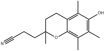 6-Hydroxy-2,5,7,8-tetramethyl-3,4-dihydro-2H-1-benzopyran-2-propanenitrile