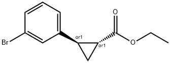 REL-(1R,2R)-2-(3-溴苯基)环丙烷-1-羧酸乙酯