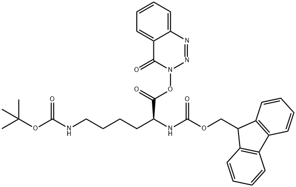 Fmoc-Lys(Boc)-ODhbt