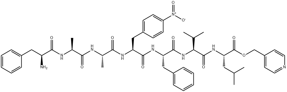 苯丙氨酰-丙氨酰-苯丙氨酰(4-硝基)-苯丙氨酸酰-缬氨酰-亮氨酸(4-吡啶甲基)酯