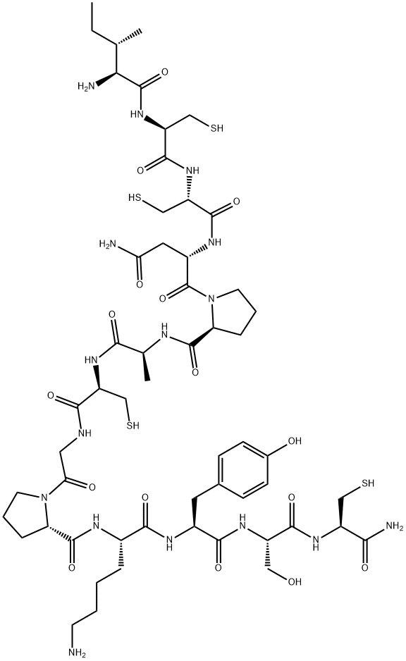 ILE-CYS-CYS-ASN-PRO-ALA-CYS-GLY-PRO-LYS-TYR-SER-CYS-NH2