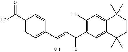 4-(1-羟基-3-氧-3-(5,6,7,8-四氢-3-羟基-5,5,8,8-四甲基-2-萘基)-1-丙烯基)苯甲酸