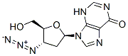 9-[(2R,4S,5S)-4-azido-5-(hydroxymethyl)oxolan-2-yl]-3H-purin-6-one