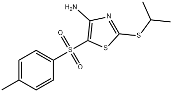 4-AMINO-2-ISOPROPYLTHIO-5-TOSYLTHIAZOLE