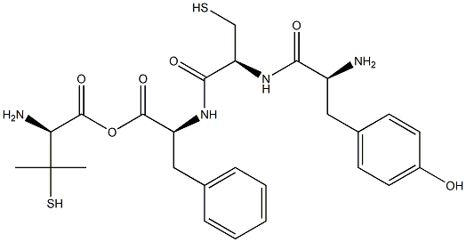 H-tyrosyl-cyclo(cysteinyl-phenylalanyl-penicillaminyl)-OH