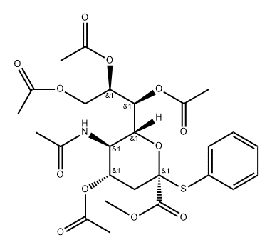 5-乙酰氨基-4,7,8,9-四-O-乙酰基-2-S-苯基-2-硫代-Β-神经氨酸甲酯