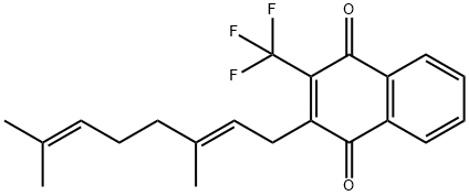 2-trifluoromethyl-3-geranyl-1,4-naphthoquinone