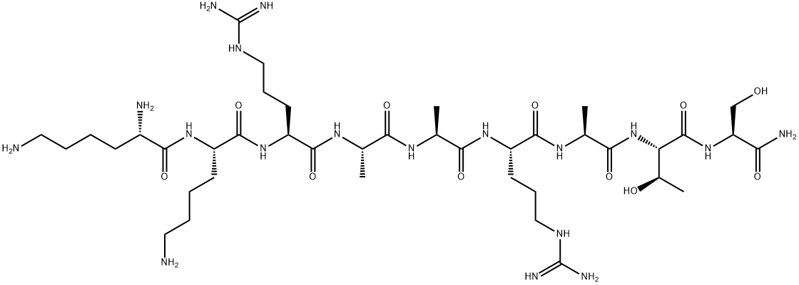 LYS-LYS-ARG-ALA-ALA-ARG-ALA-THR-SER-NH2