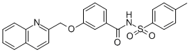 N-((4-methylphenyl)sulfonyl)-3-(2-quinolinylmethoxy)benzamide