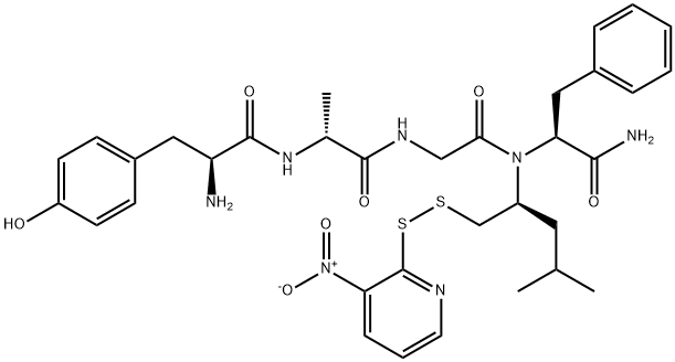 L-Tyr-D-Ala-Gly-N-[(1S)-3-Methyl-1-[[(3-nitro-2-pyridinyl)dithio]methyl]butyl]-L-Phe-NH2