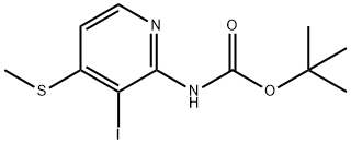 4-甲硫基-3-碘吡啶-2-氨基甲酸叔丁酯