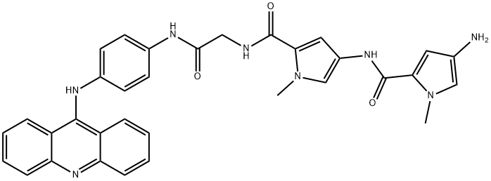 4-(9-acridinylamino)-N-(4-(((4-amino-1-methylpyrrol-2-yl)carbonyl)amino)-1-methylpyrrol-2-carbonyl)glycylaniline