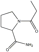 2-Pyrrolidinecarboxamide,1-(1-oxopropyl)-(9CI)