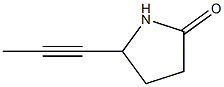 2-Pyrrolidinone,5-(1-propynyl)-(9CI)