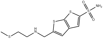 5-[[[2-(Methylthio)ethyl]amino]methyl]thieno[2,3-b]thiophene-2-sulfonamide