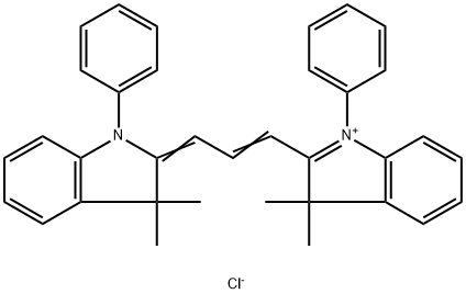 2-[(E)-5-(3,3-二甲基-1-苯基-1,3-二氢-2H-吲哚-2-亚基)-1-丙烯基]-3,3-二甲基-1-苯基-3H-吲哚氯化物