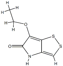 1,2-Dithiolo[4,3-b]pyrrol-5(4H)-one,6-ethoxy-(9CI)