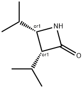 2-Azetidinone,3,4-bis(1-methylethyl)-,(3R,4S)-rel-(9CI)