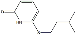 2(1H)-Pyridinone,6-[(3-methylbutyl)thio]-(9CI)