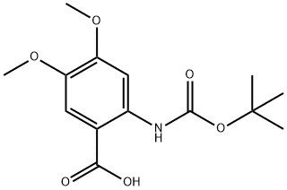 2-叔丁氧基羰氨基-4,5-二甲氧基苯甲酸