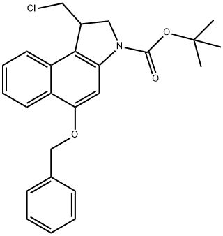 5-(苄氧基)-1-(氯甲基)-1,2-二氢-3H-苯并[E]吲哚-3-羧酸叔丁酯