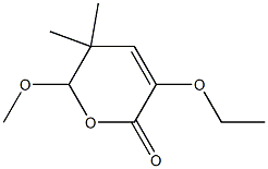 2H-Pyran-2-one,3-ethoxy-5,6-dihydro-6-methoxy-5,5-dimethyl-(9CI)