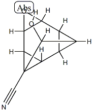 1aH-Dicycloprop[1,7:3,4]indeno[5,6-b]oxirene-1a-carbonitrile,octahydro-1-hydroxy-,(1-alpha-,1a-bta-,1b-bta-,1c-alpha-,2a-alpha-,2b-bta-,2c-bta-,2d-bta-,2e-bta-)-(9CI)