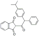 2-[(4-(1-Methylethyl)phenyl)-phenyl-acetyl]-1H-indan-1,3-dion