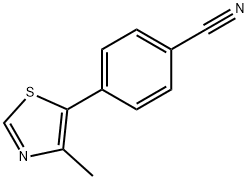 4-(4-甲基噻唑-5-基)苯甲腈