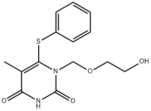 1-((2-hydroxyethoxy)methyl)-6-(phenylthio)thymine