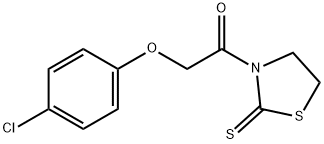 2-(4-氯苯氧基)-1-(2-硫代噻唑烷-3-基)乙烷-1-酮