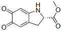 1H-Indole-2-carboxylicacid,2,3,5,6-tetrahydro-5,6-dioxo-,methylester,(2S)-(9CI)
