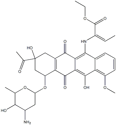 5-imino-N-(1-carboethoxypropen-1-yl)daunorubicin