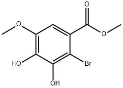 2-溴-3,4-二羟基-5-甲氧基苯甲酸甲酯