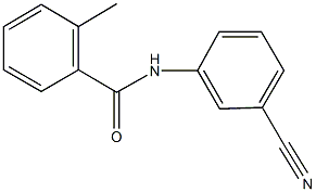 N-(3-cyanophenyl)-2-methylbenzamide
