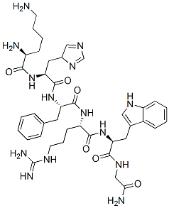 lysyl-histidyl-phenylalanyl-arginyl-tryptophyl-glycinamide