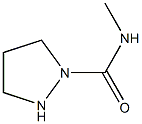 1-Pyrazolidinecarboxamide,N-methyl-(9CI)