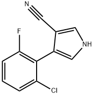 4-(2-CHLORO-6-FLUOROPHENYL)-1H-PYRROLE-3-CARBONITRILE