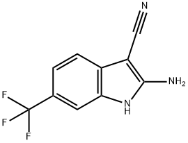 2-氨基-6-(三氟甲基)-1H-吲哚-3-甲腈